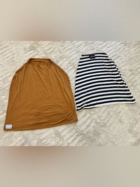 Copper Pearl + milk snob breast-feeding covers - 2 covers total